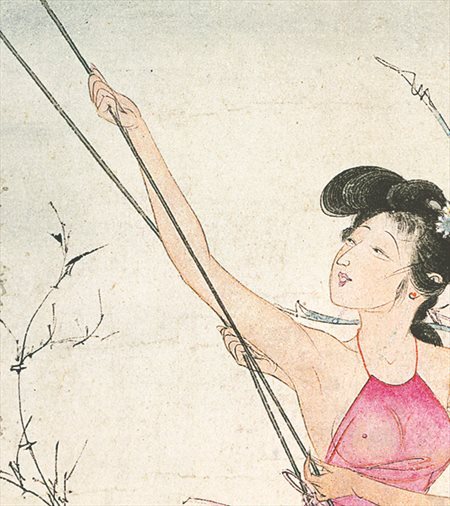 永兴-胡也佛的仕女画和最知名的金瓶梅秘戏图